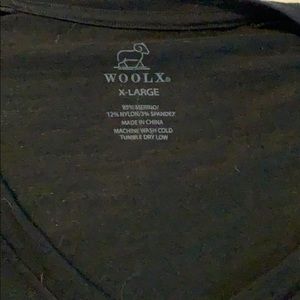 WOOLX short sleeve Merino wool tee.